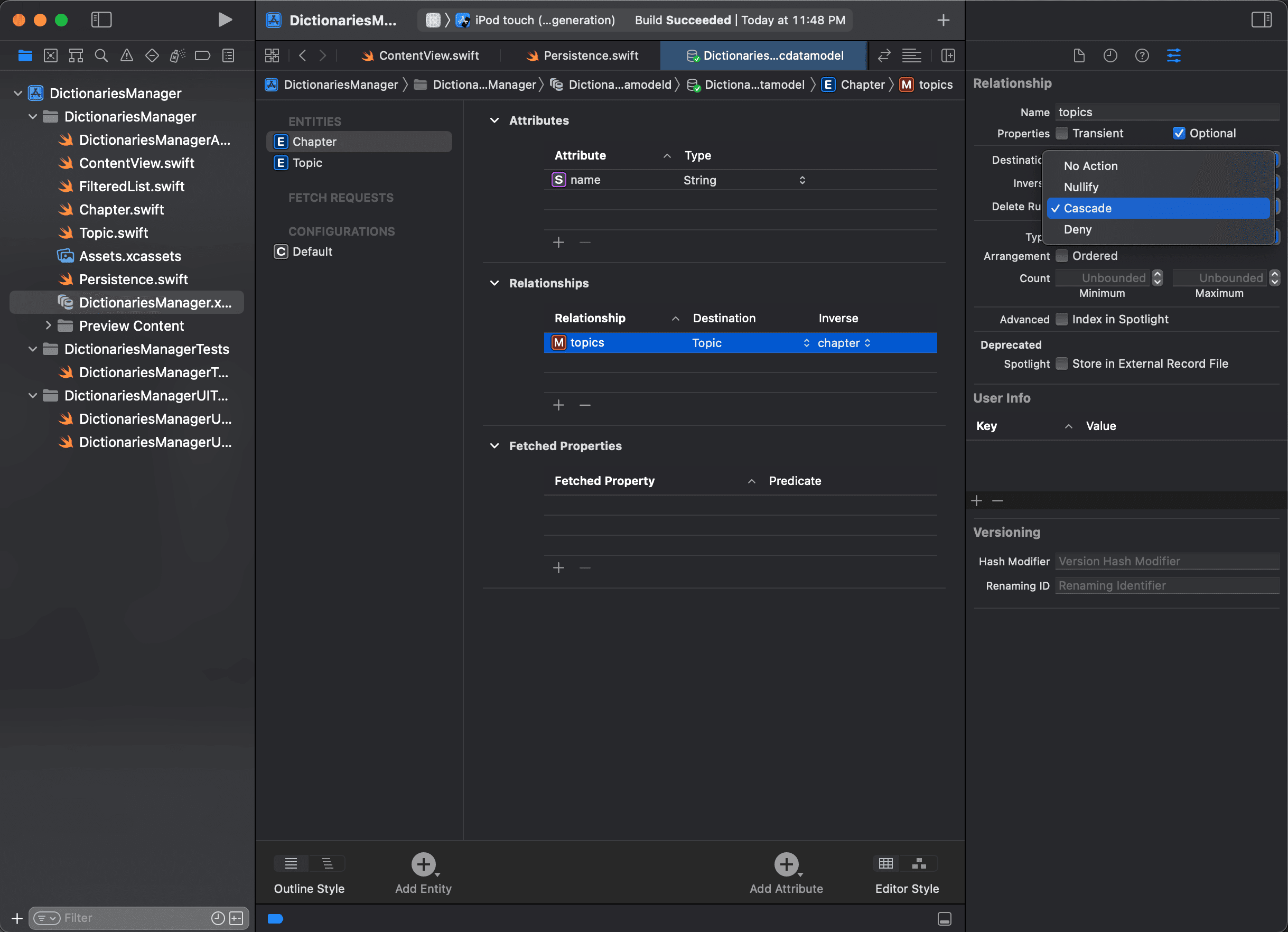 SwiftUI应用CoreData小纸条（五）